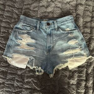 Hollister short shorts. With flower on back